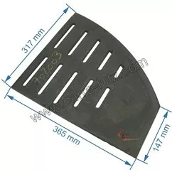 702003  Grille foyère gauche F610588B de foyer Invicta 58,50 €