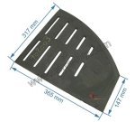 702003  Grille foyère gauche de foyer compatible avec Invicta - F610588B 56,40 €