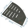 702003 Grille foyère gauche de foyer compatible avec Invicta - F610588B 56,40 €