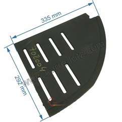 702004 Demie grille droite de foyer compatible avec Invicta Luna - F610667B 49,00 €