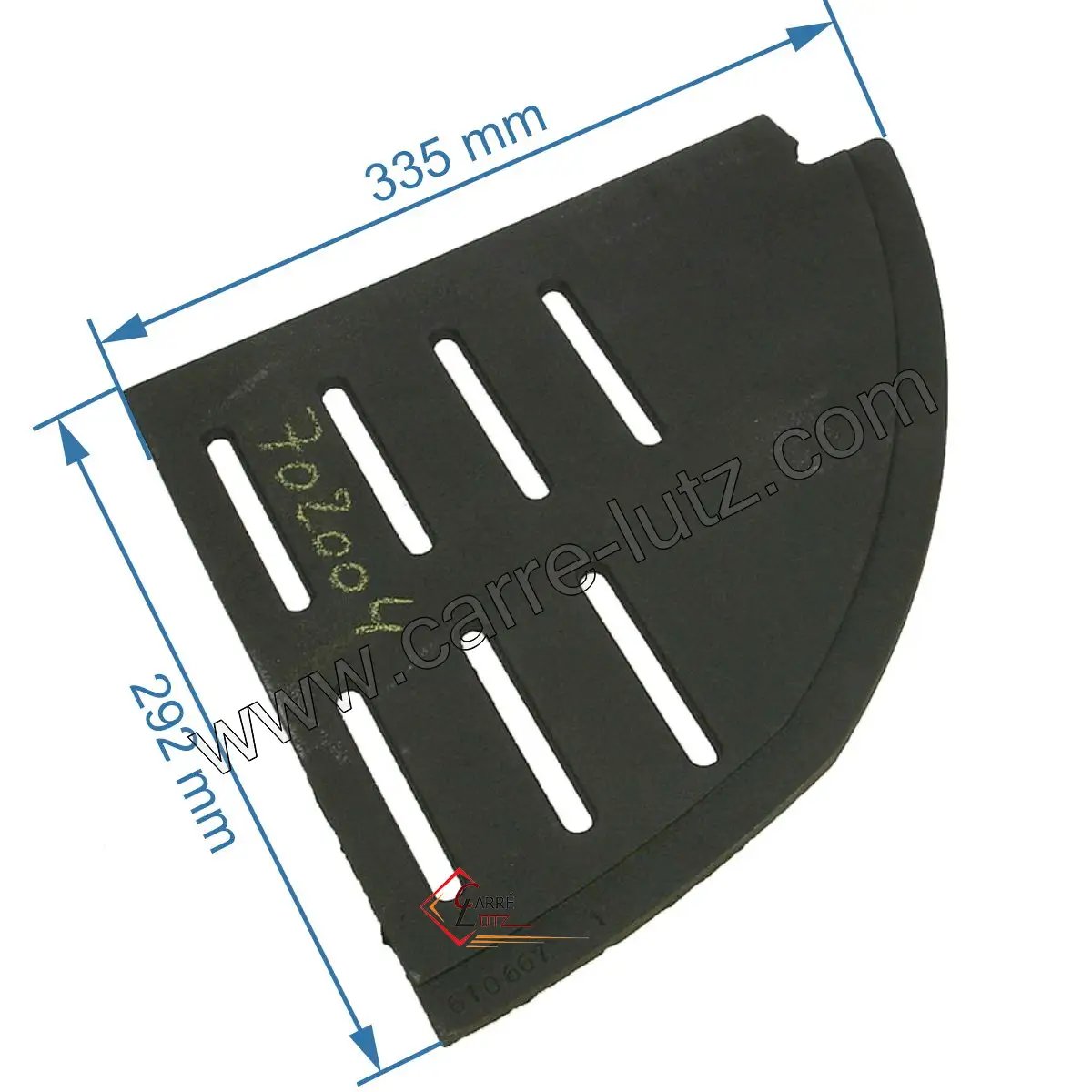 702004  Demie grille droite F610667B de foyer Invicta Luna 49,00 €