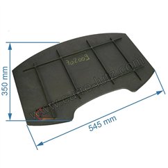 702009  Déflecteur de foyer de poêle compatible avec Invicta Mandor - F610445B 74,70 €