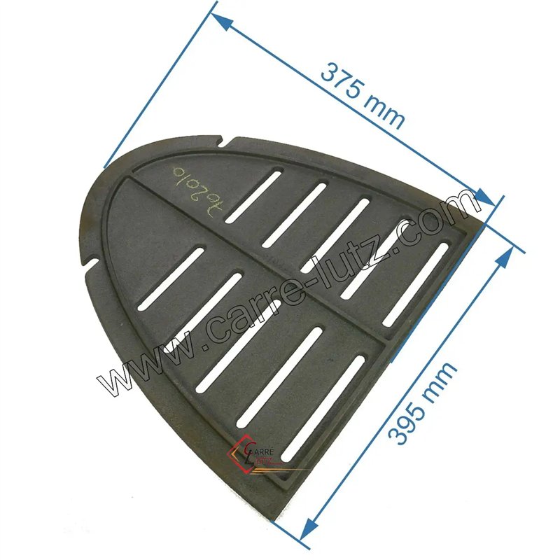 Demie grille de foyer ancien modele 10 trous de poêle compatible avec Invicta Mandor - F610437B Demie grille de foyer ancien modele 10 trous de poêle compatible avec Invicta Mandor - F610437B