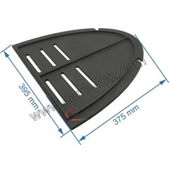 702010-O   F610437B-B - Demie grille de foyer de poêle Invicta Mandor 76,50 €