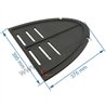 702010-O   Demie grille de foyer de poêle compatible avec Invicta Mandor - F610437B-B 76,50 €