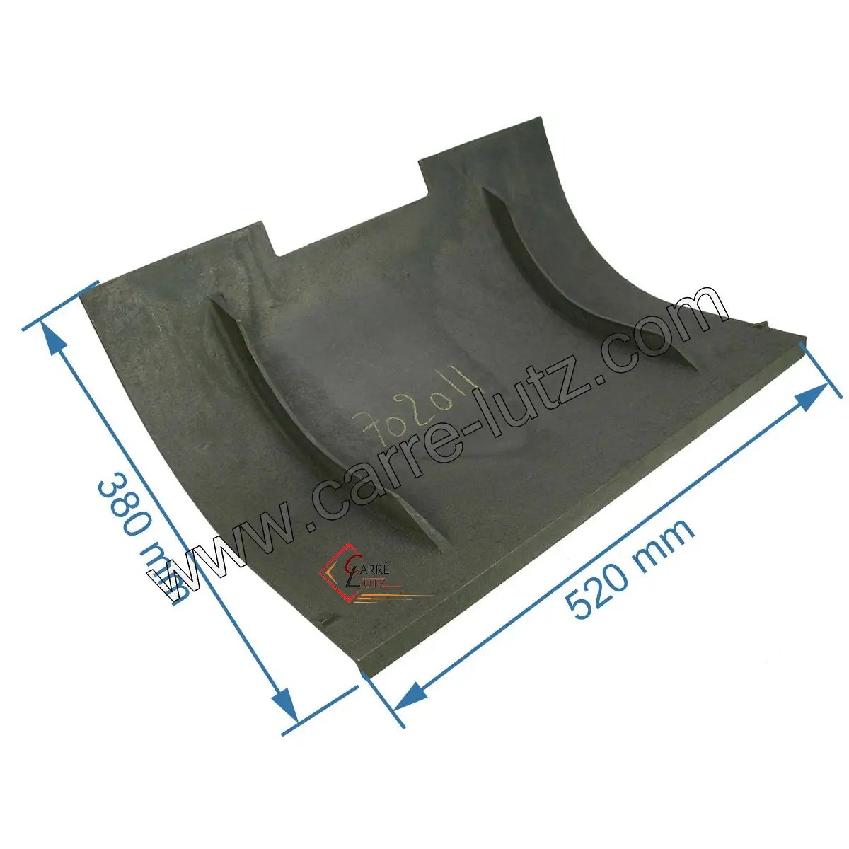 702011  Déflecteur de foyer F610542B de poêle Invicta Bradford 85,50 €