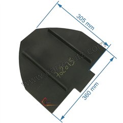 702015 Déflecteur de foyer de poêle compatible avec Invicta Chamane - F610463B 73,40 €