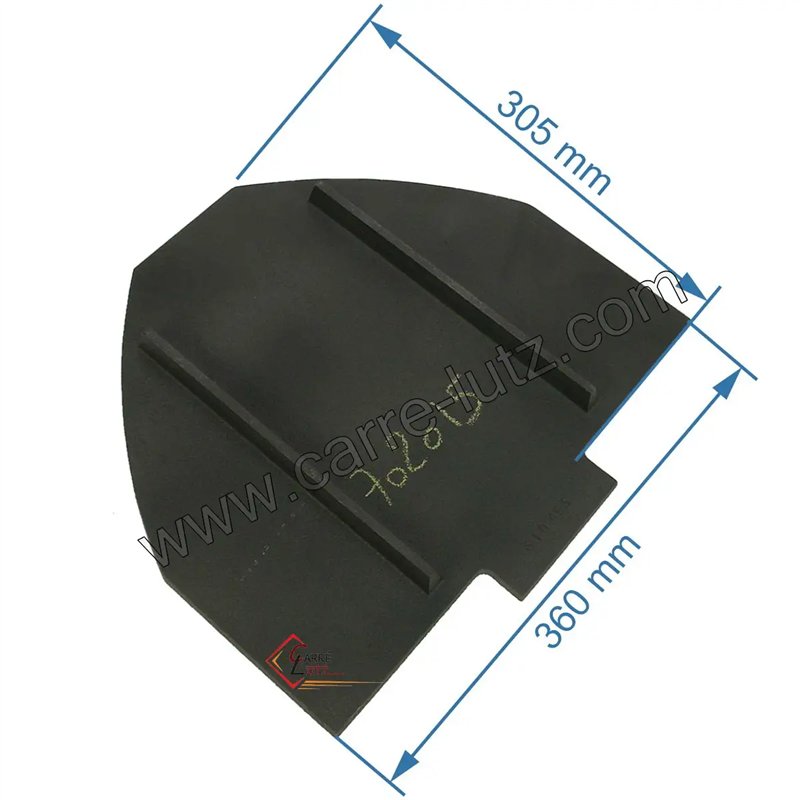 Déflecteur de foyer F610463B de poêle Invicta Chamane