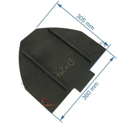 702015  Déflecteur de foyer F610463B de poêle Invicta Chamane 73,40 €