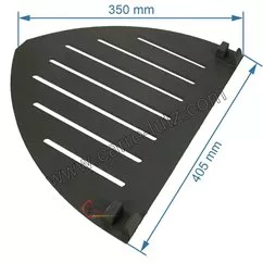 702016  Grille foyère F610456B de poêle Invicta Chamane 72,50 €