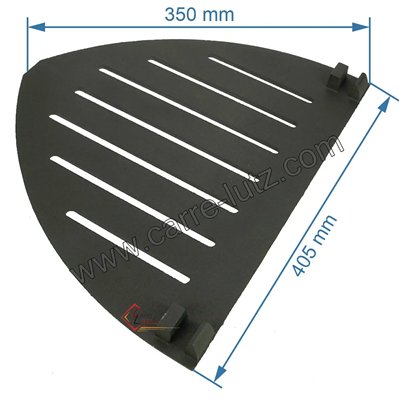 702016  Grille foyère F610456B de poêle Invicta Chamane 72,50 €