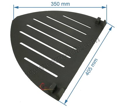 Grille foyère F610456B de poêle Invicta Chamane