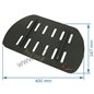 Grille foyère de poêle compatible avec Invicta Chatel - F610138B Grille foyère de poêle compatible avec Invicta Chatel - F610138B