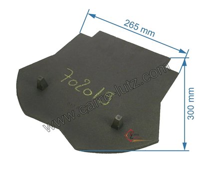 702019  Déflecteur de foyer de poêle compatible avec Invicta Ove - F610810B 60,40 €