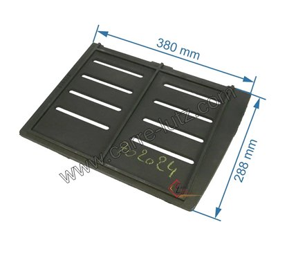 702024  Demie grille droite de foyer F610518B de poêle Invicta Sedan 80,50 €