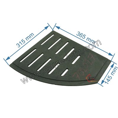 702027  Grille foyère droite FB610587 de foyer Invicta 58,50 €