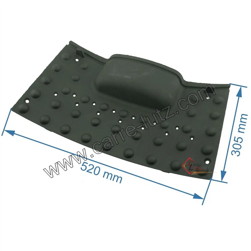 Taque décorée de foyer de poêle compatible avec Invicta Mandor - F610446B-B