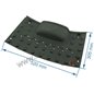 Taque décorée de foyer de poêle compatible avec Invicta Mandor - F610446B-B