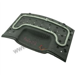 Taque décorée de foyer de poêle compatible avec Invicta Mandor - F610446B-B