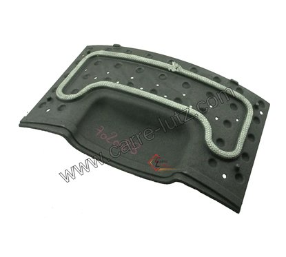 Taque décorée de foyer de poêle compatible avec Invicta Mandor - F610446B-B