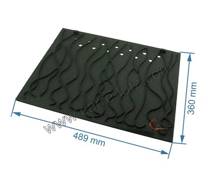 702033  F670657B - Taque décorée FB600700657 de foyer Invicta 140,50 €