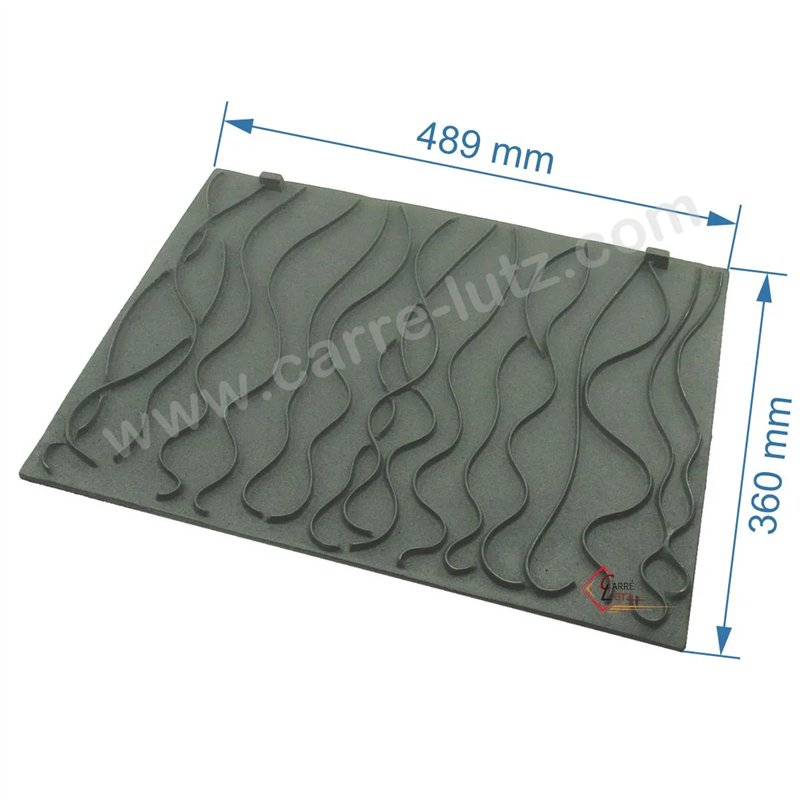 Taque décorée de foyer compatible avec Invicta - F670438B