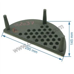 702037  Demie grille FB610209 de foyer Invicta Sologne 44,00 €