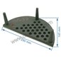 Demie grille de foyer compatible avec Invicta Sologne - FB610209 Demie grille de foyer compatible avec Invicta Sologne - FB610209