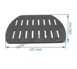 702045  Grille foyère de poêle compatible avec Invicta Cassine - F610490B 79,20 €