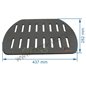 Grille foyère de poêle compatible avec Invicta Cassine - F610490B