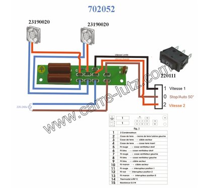 AL000002 - Circuit imprimé pour insert Invicta