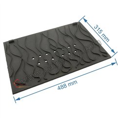 702054  F670598B - Taque décorée de foyer Invicta 93,90 €