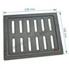 702056 Grille foyère de foyer compatible avec Invicta - FB670122 59,10 €