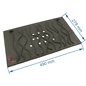 Taque décorée de foyer compatible avec Invicta - F680354B-B