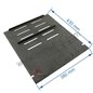 Demie grille de foyer de poêle compatible avec Invicta Preston Norman - F610849B