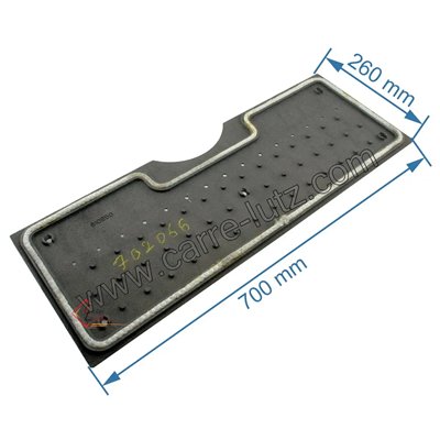702066  Taque décorée de foyer de poêle compatible avec Invicta Preston Norman - F610850B 116,60 €