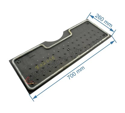 702066 Taque décorée de foyer de poêle compatible avec Invicta Preston Norman - F610850B 116,60 €