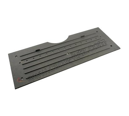 Taque décorée de foyer de poêle compatible avec Invicta Preston Norman - F610850B