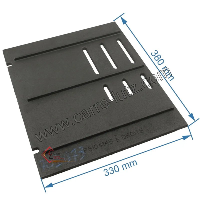 702073  F610414B-B - Demie grille de foyer droite de poêle Invicta Alma 85,10 €