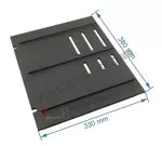 702073  F610414B-B - Demie grille de foyer droite de poêle Invicta Alma 85,10 €