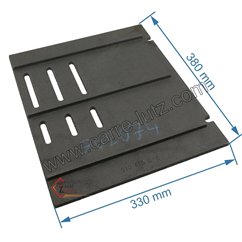 702074  F610415B-B - Demie grille de foyer gauche de poêle Invicta Alma 85,10 €