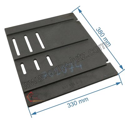 702074  F610415B-B - Demie grille de foyer gauche de poêle Invicta Alma 85,10 €