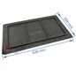 Déflecteur de foyer de poêle compatible avec Invicta Alma - F610416B