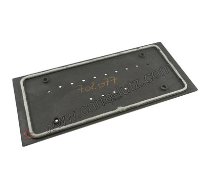 Taque décorée de foyer de poêle compatible avec Invicta Alma - F610699B
