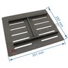 702089 F685109B - Grille foyère de foyer 850 prismatique Invicta 69,50 €