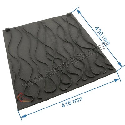 702090  F685112B - Taque decor de foyer 850 prismatique Invicta 136,10 €