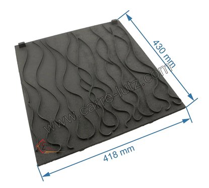 702090  F685112B - Taque decor de foyer 850 prismatique Invicta 136,10 €