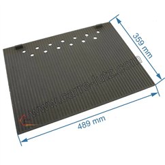 702096  Taque décorée post combustion F670673B de foyer de poêle Invicta Oxana 93,30 €