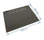 702096  Taque décorée post combustion F670673B de foyer de poêle Invicta Oxana 93,30 €