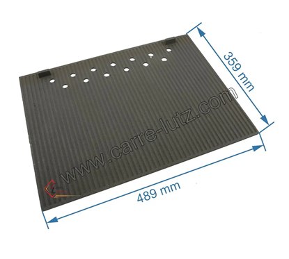 702096  Taque décorée post combustion F670673B de foyer de poêle Invicta Oxana 93,30 €